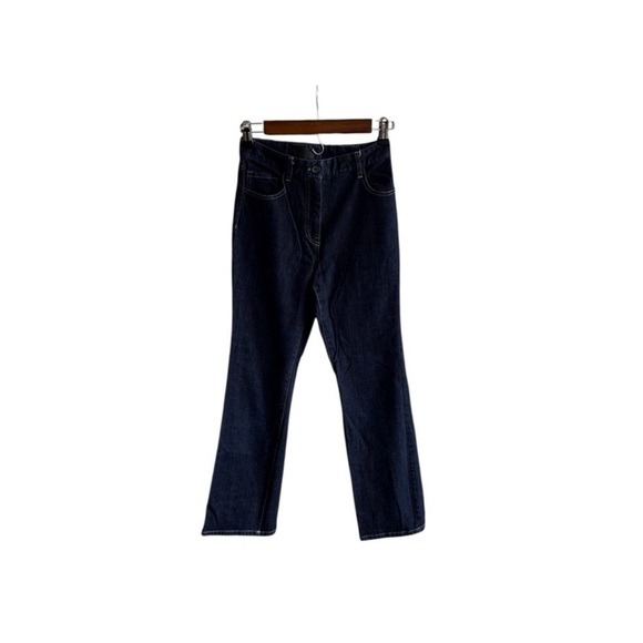 Nili Lotan Dark Blue Flare Jeans - Picture 8 of 11